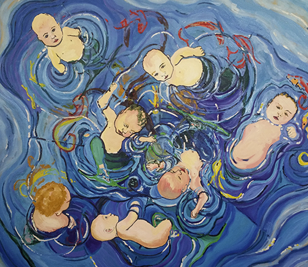 Baby mermaid whirlpool